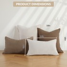 4 Pack Chenille Throw Pillow Covers 20x20 In Thick Soft Square Cushion Case Sofa