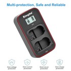 En-el15 Dual Slot Charger For Nikon Z8 d850 z7ii z5 - Lcd Display  Fast Charging