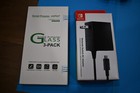 Nintendo Switch Accessory Bundle  New Oem Adapter   2x Amfilm   Joycon Grip   