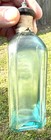 Rare Antique Original Blue      Hobson      Hair Tonic Paper Label Bottle 