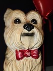 Adorable Yorkie Dog Statue 15 h Heavy Plastic Gift home Decor For Yorkie Lovers