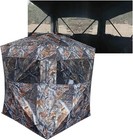 New 3 Person Hunting Blind Portable Ground Silent Windows Durable Tent Deer