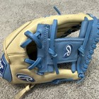 Rawlings Gg Elite Pro Design 11 5  Left-hand Leather Baseball Glove Tan blue