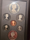 1986 Canada Proof Set With 1 Cent To Dollar 7 Coin Silver  1 Canadian Train Nice