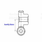 1 Module 1 22 Worm Wheel Gear   Worm Gear Shaft 22 Teeth Worm Wheel Gear Brass