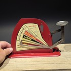 Jiffy-way Egg Scale Vintage Red Metal Farmhouse Kitchen Scale