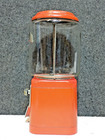 Vintage Oak Acorn 1 Cent Gumball Machine Pioneer Vending Service Ny Glass Globe