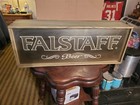 Falstaff Beer Sign Vintage Lighted Bar Fiber Optic Display Light Hanging Lamp