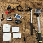 Gopro Hero 4 Silver Edition Action Camera Camcorder With Accessories