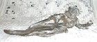 Vintage Pewter Figurine-wizard With Crystal-rhinestones-spoontiques 