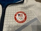 Nike Olympic Team Usa Tech Pack Full Zip Hoodie White Dj5248-121 Men   s Sz Xl