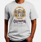 Olympia Beer T-shirt white gray 100 cotton tshirt Men s Unisex