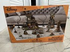 Disney 12 Piece Resin Led Musical Halloween Village Set Haunting Music   Sounds