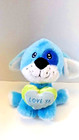 Dan Dee Collector s Choice Blue Dog Valentine 8   Plush Stuff Animal