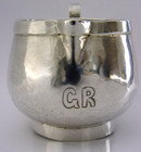 Heavy 112g Italian 800 Solid Silver Jug 1973 Brandimarte Arts   Crafts Planished