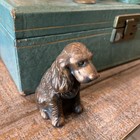 Gorgeous Bronze Antique English Cocker Spaniel Dog Figurine Sculpture