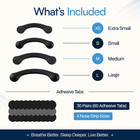 Nasal Dilator Strips For Better Breathing - Snoring Solution Relief 4 Sizes   Na