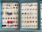 Nib Girls Fashion Stud Earring Lot 20 Random Pairs Kmart Brand Silver Gold Tone