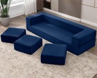 Convertible Folding Sofa Bed floor Couch Bed  Sleeper Sofa Queen futon Sofa Bed