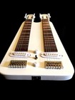 New Custom Hand Made White Double Neck Electric Lap Steel Guitar