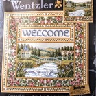 Vintage Teresa Wentzler  welcome  Leisure Arts Counted Cross Stitch Kit  113976 
