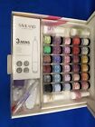 Saviland Expert Keratin Dip Powder Nail Kit W  Drill  30 Colors  exp 02 29 