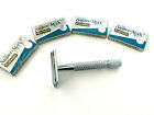 Classic Old Fashion Vintage Safety Razor   20 Pcs Double Edge Blades Set New