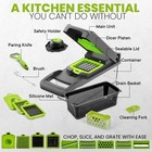 16 In 1 Vegetable Chopper Onion Chopper Fruits Slicer Potatoes Peeler Vegetab   