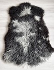  100 Natural Gotland Sheepskin Rug sheepskin Pelt natural Color grey brown white