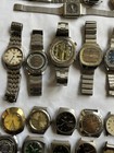   55  Vintage Scrap Watches Lot Mixed Brands Parts Repair Broken Cosmetic As-is
