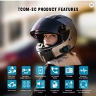 Freedconn T Com Sc Bluetooth Motorcycle Intercom Helmet Headsets Wireless Commun
