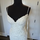 Essense Of Australia D2143dm Sample Wedding Dress Size 10 Ivory Lace Mermaid