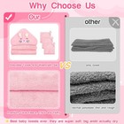 4 Pcs Hooded Baby Towels  Absorbent Baby Bath Towel  Soft Baby Towels And 3    