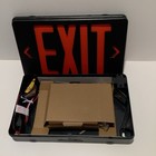 Ul Listed-1 Pack Red Exit Light Battery Backup-led Exit Sign For Business  New