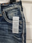 Rock Revival Sami Sb201 Slim Boot Stretch Jeans Men   s 32x30 Pocket Logo New