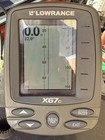 Lowrance X67c Fish Depth Finder Sonar Ice Fishing Setup W  Transducer And Case