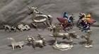 Vintage Pewter metal Unicorn Figurine Lot  Various Small Magestic Unicorns          