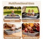 Portable Toddler Travel Bed - Foldable Toddler Floor Bed For Kids  54   
