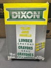 Dixon Yellow Lumber Crayon  496 Full Case 24 Dozen X49600  288 Pieces Total 