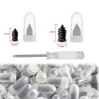 100pcs Car Vacuum Tire Repair Nail Rubber Screw Nails  Screwdriver Tool Set