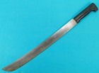 Vintage Antique South American Large Machete Knife Sword W  Sheath