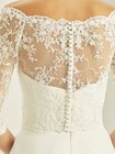 Wedding Dress Topper Jacket For Bride White Ivory Lace Top Accessories 8 10 12