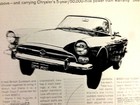 1966 Sunbeam Alpine Vintage Print Ad 