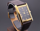 Vintage Seiko Slim Tank Black  Dial  Gentlemen s Quartz Wrist Watch