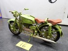 Handmade Metal Motorcycle Sculpture Vintage Retro  Display   16   3045