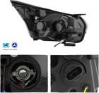 - Fits 2015-2023 Ford Transit 150 250 350hd Projector Glossy Black Headlight Pai