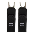2pcs Tactical Metal Hook Elastic Belt Buckle-less Invisible Waist Belt Closure