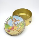 Vintage Disney Winnie The Pooh Metal Tin     Tigger  Rabbit  Piglet