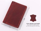 Leather Notebook Cover For Field Notes  Handmade Journal Cover For Moleskine    