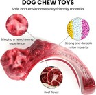Dog Pet Chew Toys For Aggressive Chewers  Tough Durable Nylon Tomahawk Bone